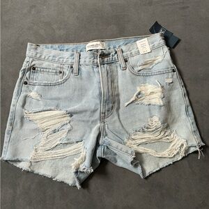 Abercrombie distressed shorts